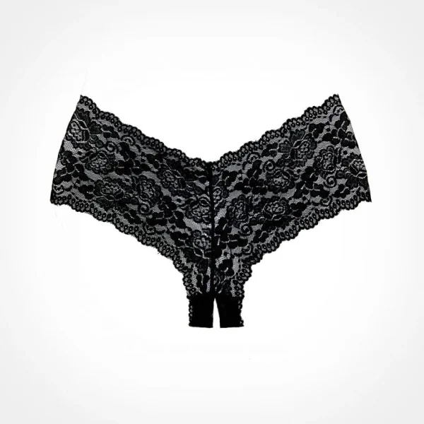 Adore - Crotchless Lace Booty Short Panties