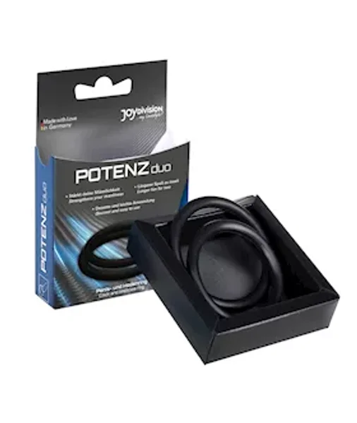 Potenzduo Cock Ring - Black -  Medium — image 4 of 4