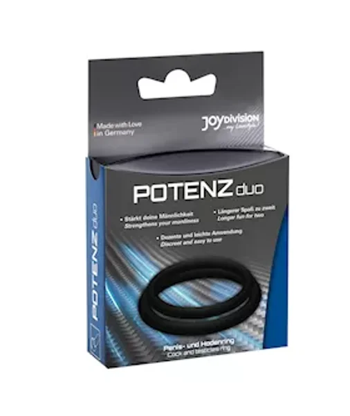 Potenzduo Cock Ring - Black -  Medium — image 3 of 4