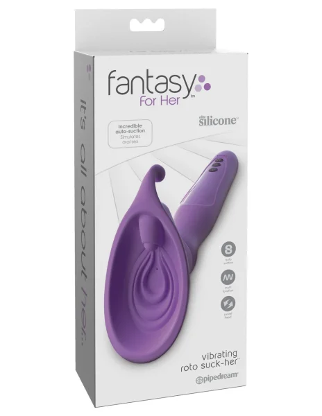 Fantasy For Her Vibrating Silicone Roto Suck-Her
