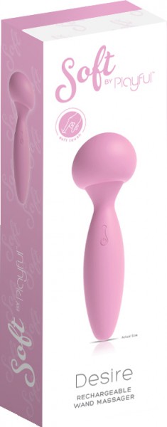 SOFT BY PLAYFUL DESIRE - WAND MASSAGER PINK