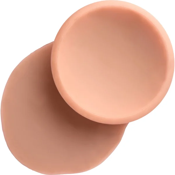 Jock Dual Density 10.5" Realistic Silicone Suction Cup Dildo With Balls - Vanilla