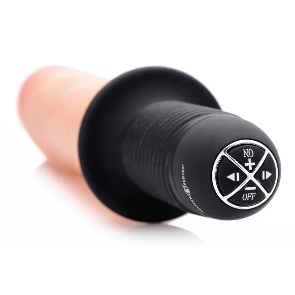 Onslaught 13X XL Vibrating Dildo Thruster Beige — image 8 of 8