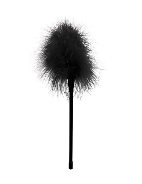 Ouch! Black Faux Feather Tickler