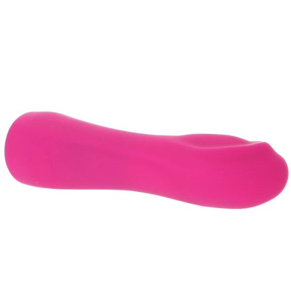 Gem Vibe Collection 7" Bliss Rechargeable Waterproof Silicone G-Spot Vibrator By CalExotics - Pink