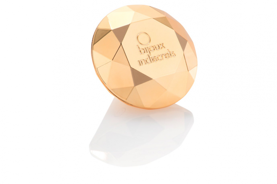 Bijoux Indiscrets Gold-Plated 1.8" Vibrating Diamond Massager