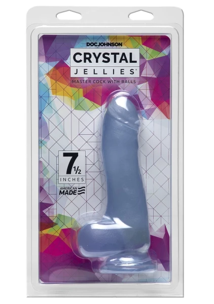 Crystal Jellies® - 7.5" Master Cock with Balls