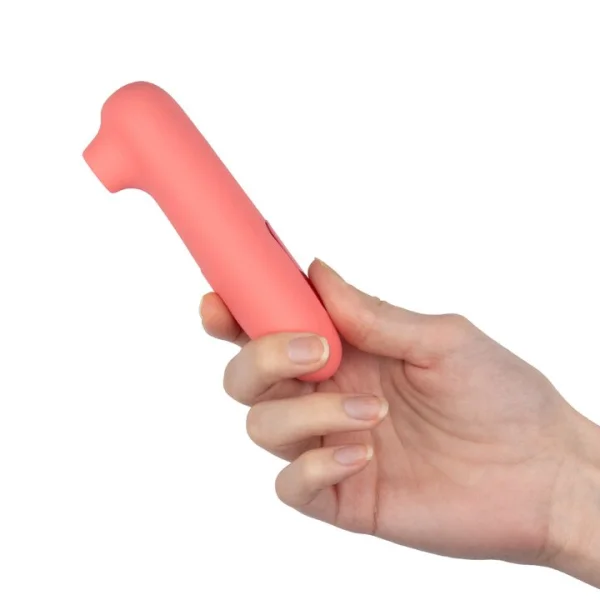 Kiss Peach Silicone 10 Function Rechargeable Clitoral Stimulator