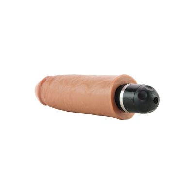 King Cock 5 Inch Vibrating Dildo Tan