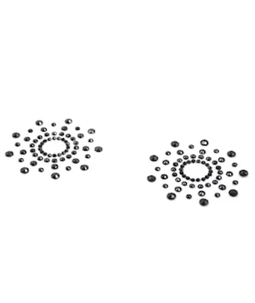 Snowflake Nipple Covers - Black — image 5 of 6