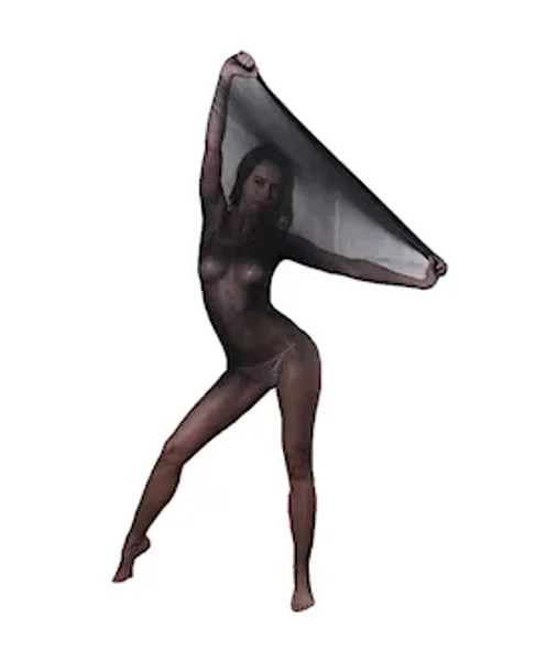 Full Body Pantyhose Love Sack - Black — image 3 of 4