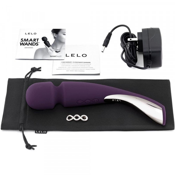 Lelo Smart Wand Luxury Compact Medium Vibrator - Plum
