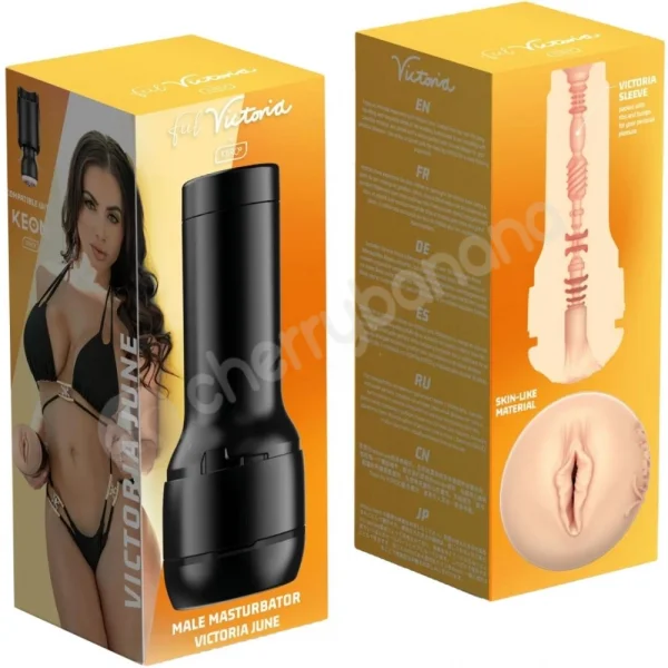 Kiiroo Feel Victoria June Stars Collection Stroker Compatible With Keon