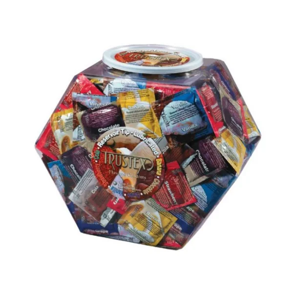 Trustex Flavored Condoms Assorted 288 Per Display