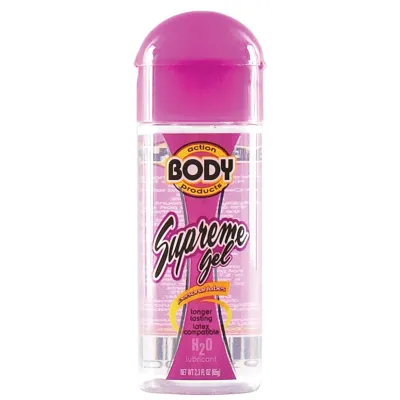 Body Action Supreme Water Based Gel 2 3 oz Bottle
