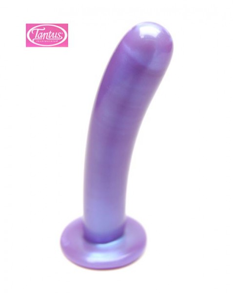 Silk Silicone Dildo - Purple Haze - Medium