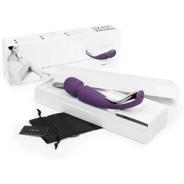 Lelo Smart Wand Luxury Compact Medium Vibrator - Plum