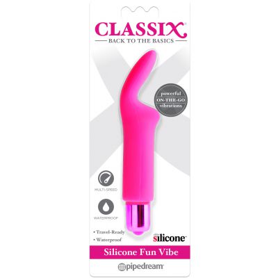Silicone Fun Vibe Clit Stimulator Pink