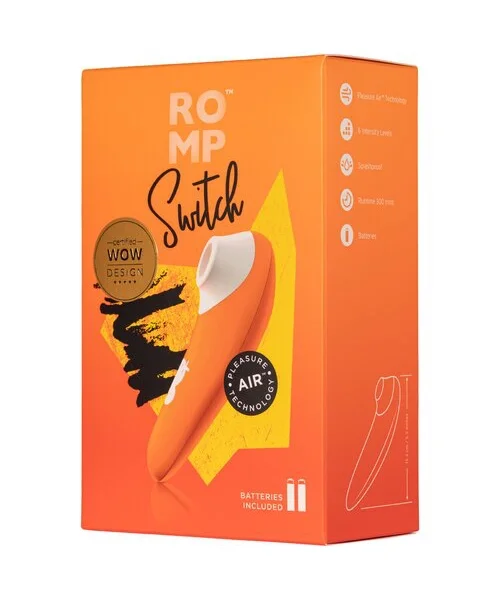 ROMP Switch Orange 6 Function Clitoral Stimulator