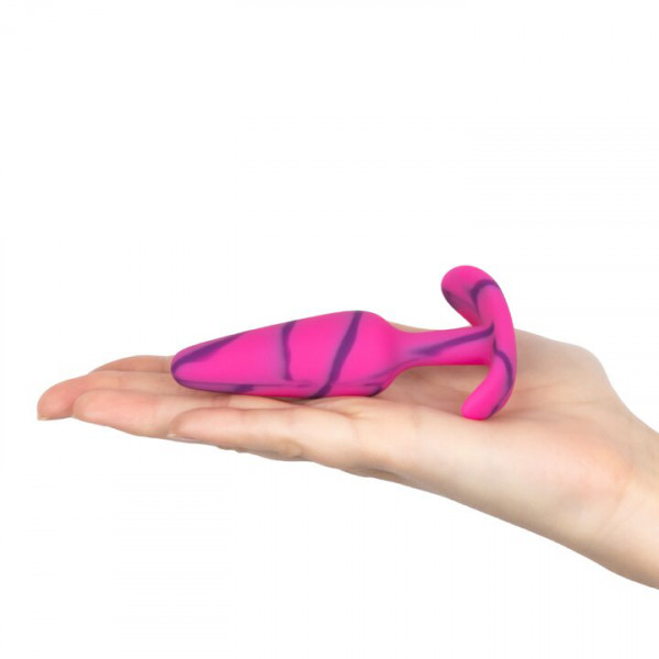 Mon Amour Pink Marble Silicone Butt Plug - 4, 4.8, or 5.8 Inch — image 4 of 6