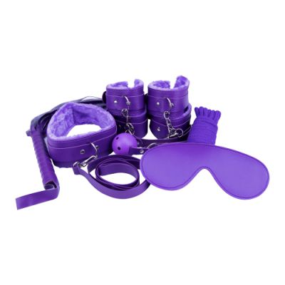 Loving Joy Beginner s Bondage Kit Purple 8 Piece