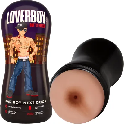 Loverboy The Bad Boy Next Door Self Lubricating Anal Penis Stroker By Blush Vanilla