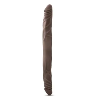 Dr Skin 14 Inch Double Dildo Chocolate