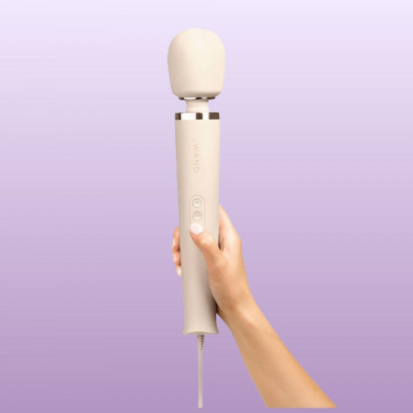 Le Wand Powerful Plug-in Vibrating Massager Cream