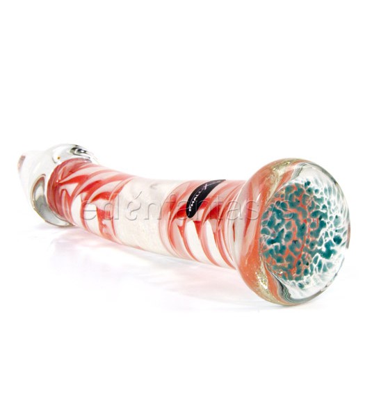 Multi sectional inside out shaft glass dildo