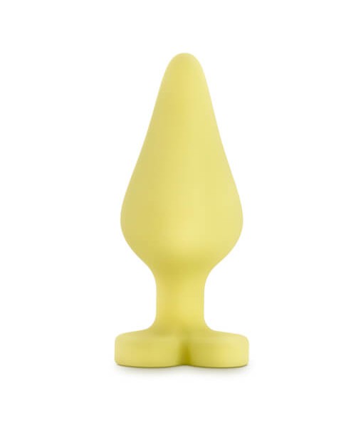 Candy Heart Butt Plug Spank Me Yellow