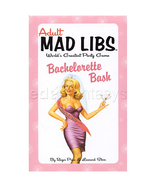 Adult Mad Libs Bachelorette Bash