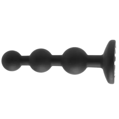 OUCH Silicone Beaded Diamond Butt Plug