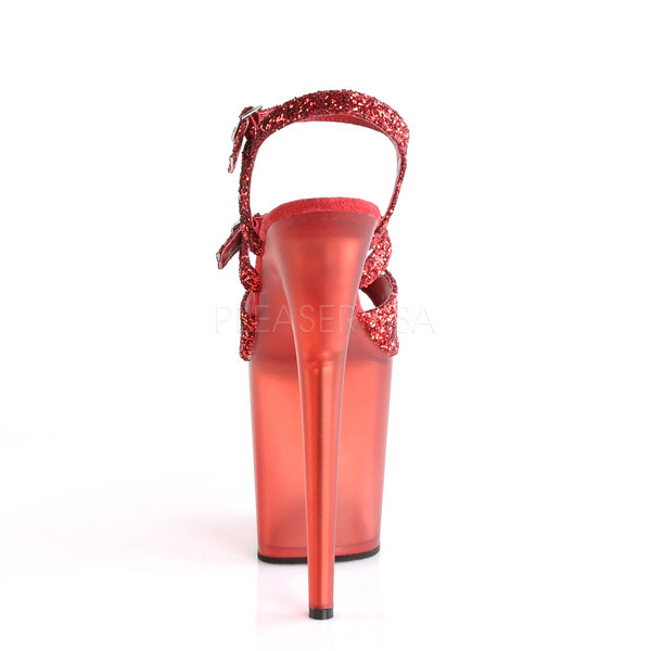 8 inches Heel, 4 inches PF Glitter Ankle Strap Sandal — image 4 of 25