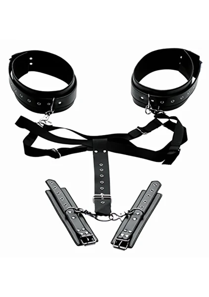 Acquire Easy Access Thigh Harness with Wrist Cuffs