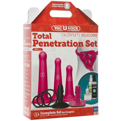 Vac U Lock Total Penetration Strap On Set