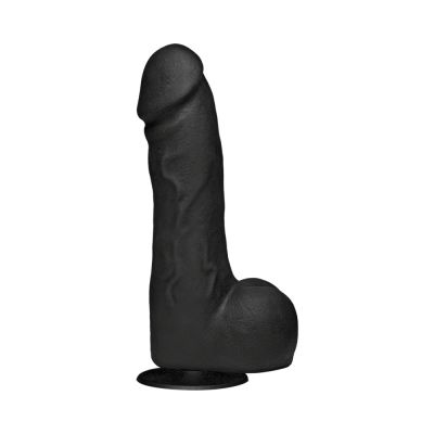 The Perfect Cock 7 5 inches Dual Density Dildo Black