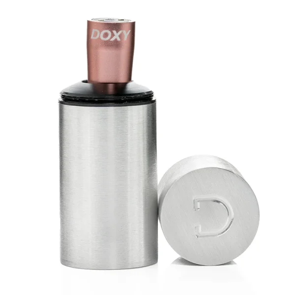 Doxy Bullet Rechargeable Waterproof Aluminum Vibrator - Rose Gold