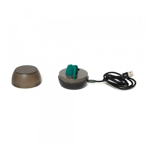 Dame Eva II Hands-Free Clitoral Vibrator - Fir Green — image 4 of 25