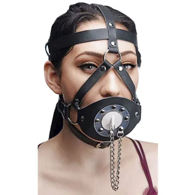 Plug Your Hole Open Mouth Head Harness