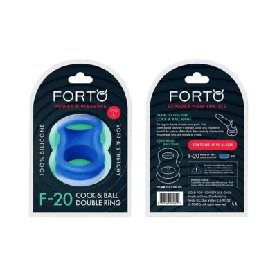 Forto F 20 Balls Stretcher Liquid Silicone 60 77mm Blue