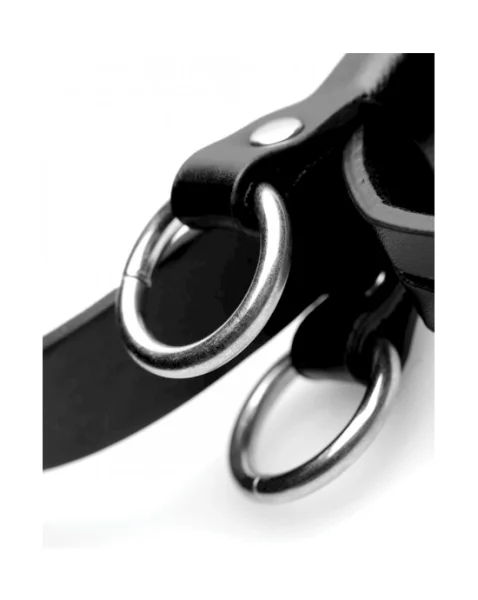 Frog Tie Kneeling Bondage Restraint System Black