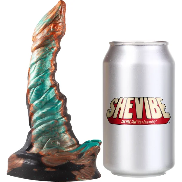The Architect Small 6.5" Silicone Fantasy Dildo By Uberrime - Space Lava