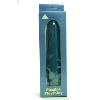 FLEXIBLE PLAYTHING 7 INCH VIBRATOR BLUE