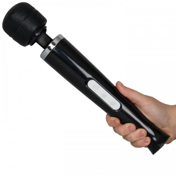 Pearlescent Black Grande Luxury Rechargeable Wand Massager