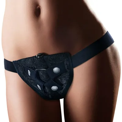 Temptasia Lovelace Strap On Harness By Blush Novelties Black