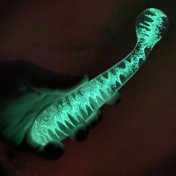NS Firefly G-Spot Glass Wand Glow In the Dark