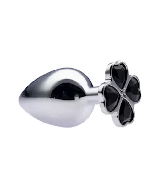 Kink Range Flower Gem Butt Plug - 3.7 Inch - Black - Large — image 4 of 6