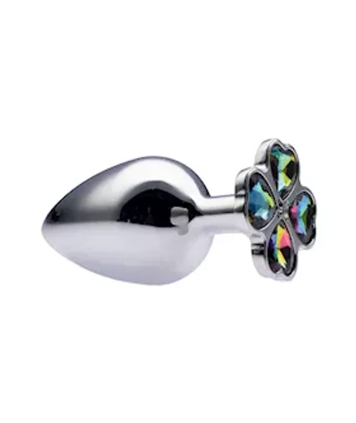 Kink Range Flower Gem Butt Plug - 3.7 Inch - Rainbow - Large — image 4 of 6