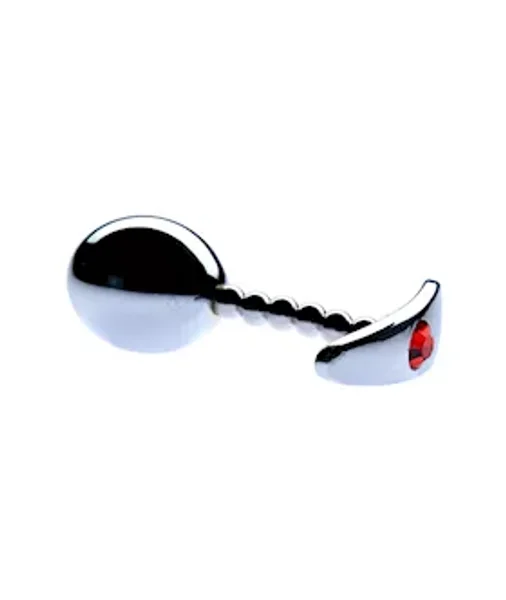 Kink Range Metal Bulb Butt Plug - 3.5 Inch - Silver - 3.5 Inch — image 2 of 2