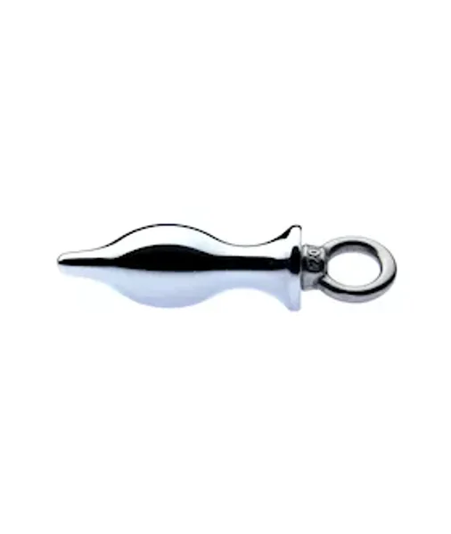 Kink Range Pull Ring Plug - 3 Inch - Silver - Small — image 4 of 4